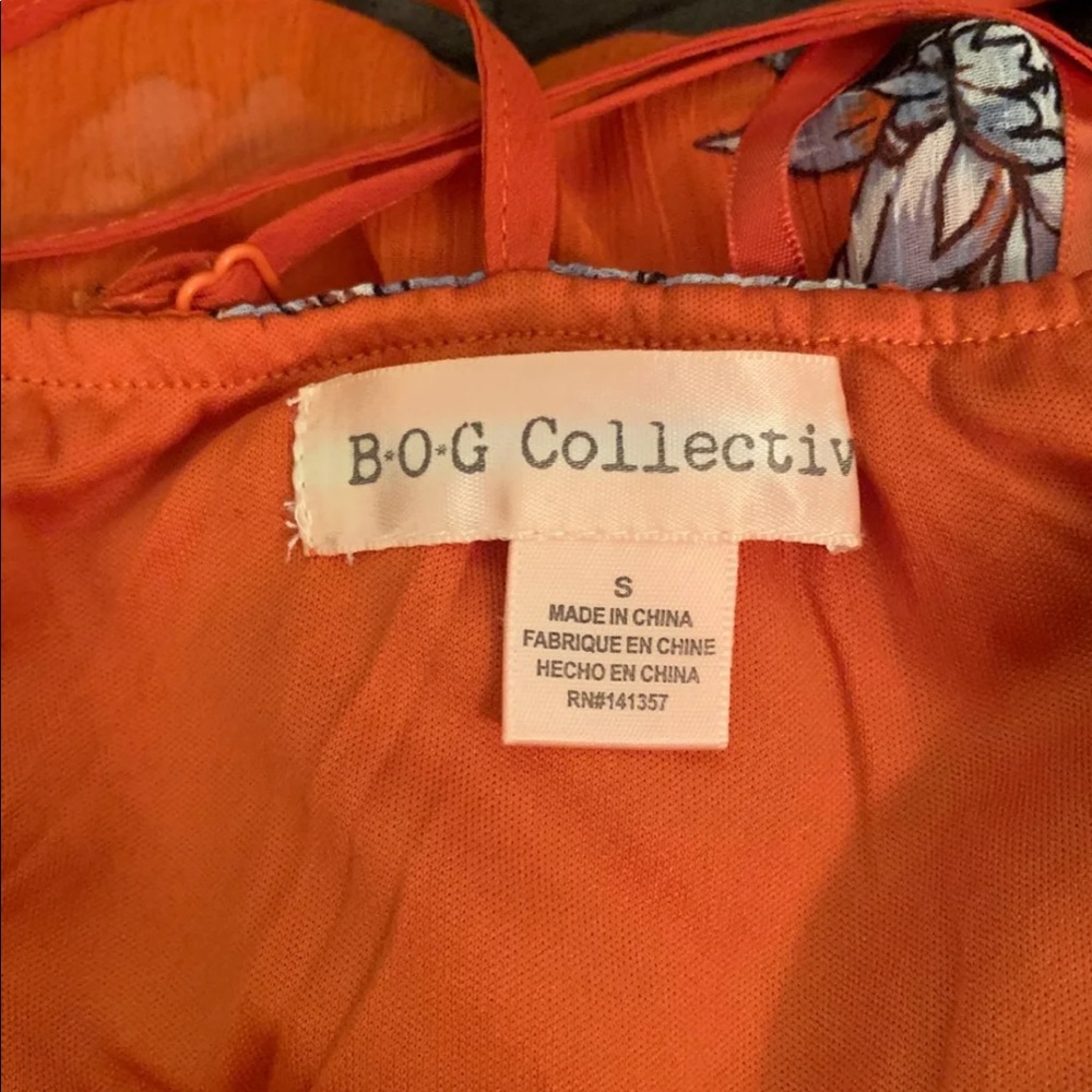 Orange Flowers Hi-Low Dress ☆ミ ☆彡 - Picture 4 of 5